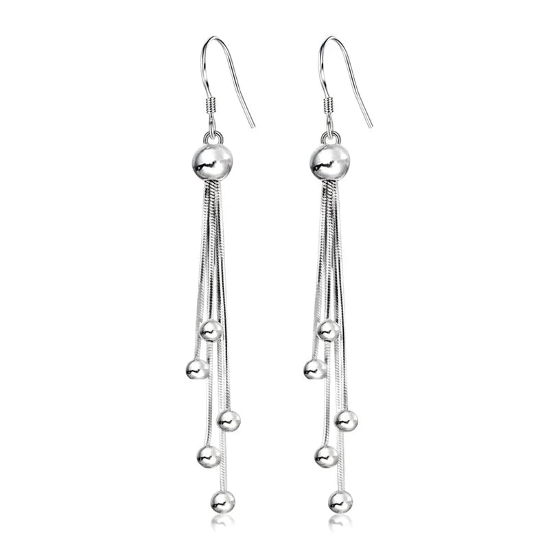 Boucles d'Oreilles Tombantes Armelle – Argent 925 & Zirconiums | Savoir-Faire Joaillier Français