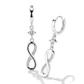 Boucles d'oreilles Lana – Infini Argent 925 & Zirconiums Sertis