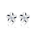 Boucles d'oreilles Bérénice – Argent 925 & Zirconium Blanc Cristallin