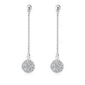 ✨ Boucles d'Oreilles Alix Argent 925 Poinçonné | Style Shamballa & Zirconiums Sertis