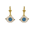 Boucles d'Oreilles Pendantes Œil Protecteur – Bijou Doré Oriental