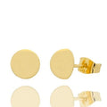 Boucles d'Oreilles Puces Très Fines – Plaqué Or 1 Micron