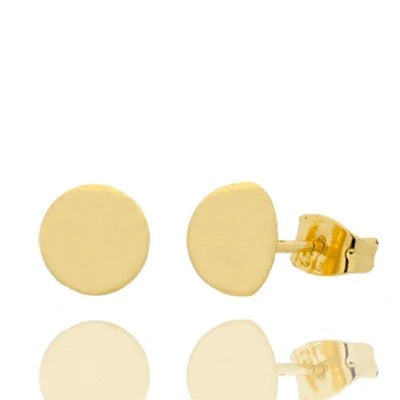 Boucles d'Oreilles Puces Très Fines – Plaqué Or 1 Micron