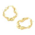 Créoles Dorées à l'Or Fin 30×25 mm – Le Classique Incontournable