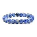 Bracelet Jaspe Tacheté Bleu Pierre Naturelle 6mm – Homme & Femme