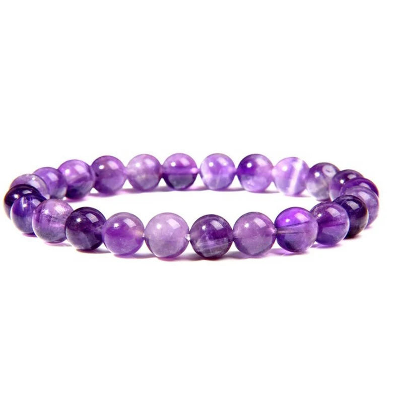 Bracelet Améthyste Pierre Naturelle 6mm – Homme & Femme
