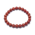 Bracelet Jaspe Rouge Pierre Naturelle 10 mm – Élastique Unisexe