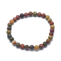 Bracelet Pierre Naturelle Jaspe Picasso 10 mm – Homme & Femme