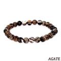 Bracelet Agate – Pierre Naturelle 8mm – Homme & Femme