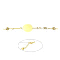Bracelet Acier 316 Pierre Naturelle Moutarde – Femme