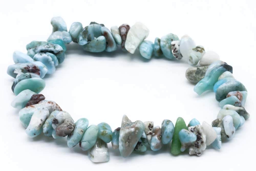 Bracelet Baroque Larimar – Pierre Naturelle
