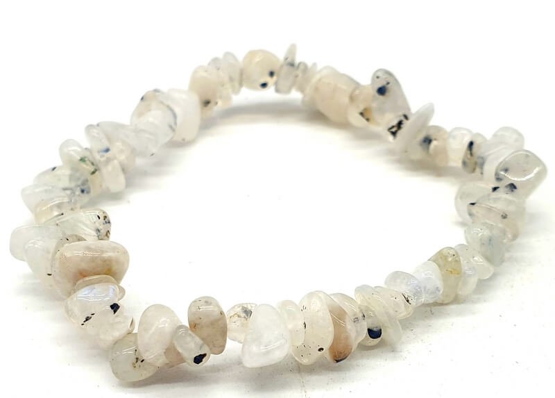 Bracelet Baroque Labradorite Blanche – Pierre Naturelle