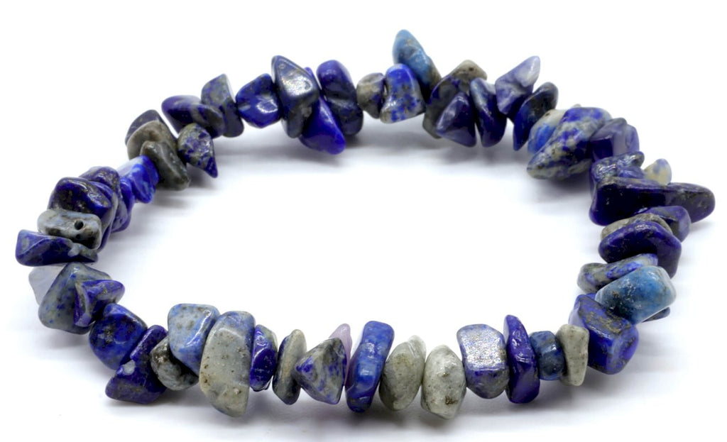Bracelet Baroque Lapis Lazuli 'B' – Pierre Naturelle