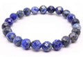 Bracelet Lapis Lazuli – Perles Facettées 8mm