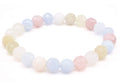 Bracelet Morganite – Perles Facettées 8mm