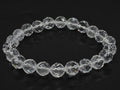 Bracelet Cristal de Roche Perles Facettées 8mm