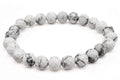 Bracelet Howlite Perles Facettées 8mm