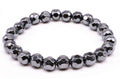 Bracelet Hématite Perles Facettées 8mm
