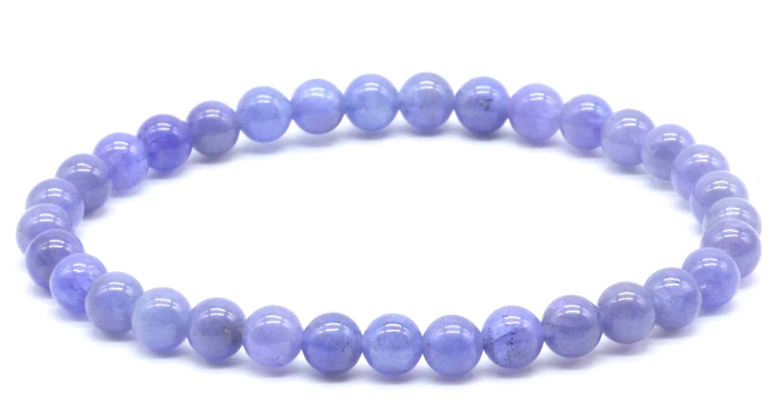 Bracelet Tanzanite 'AA' – Perles 5mm