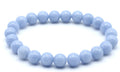 Bracelet Angélite perles 8mm