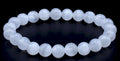 Bracelet Sélénite 'AA' – Perles 8mm