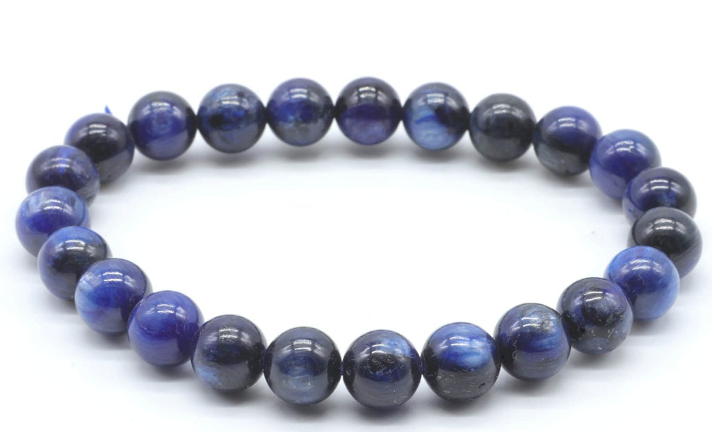 Bracelet Cyanite – Perles 8mm