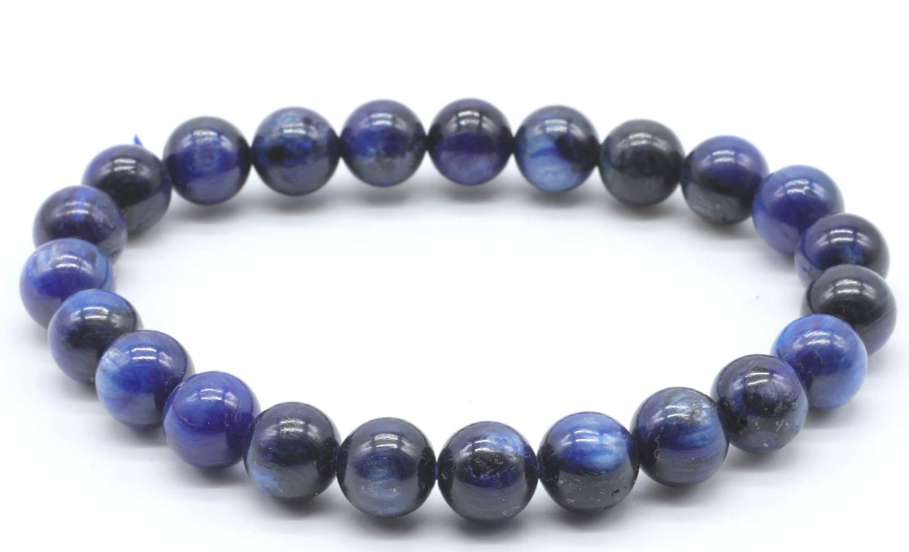 Bracelet Cyanite – Perles 8mm
