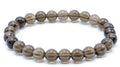 Bracelet Quartz Fumé – Perles 8mm