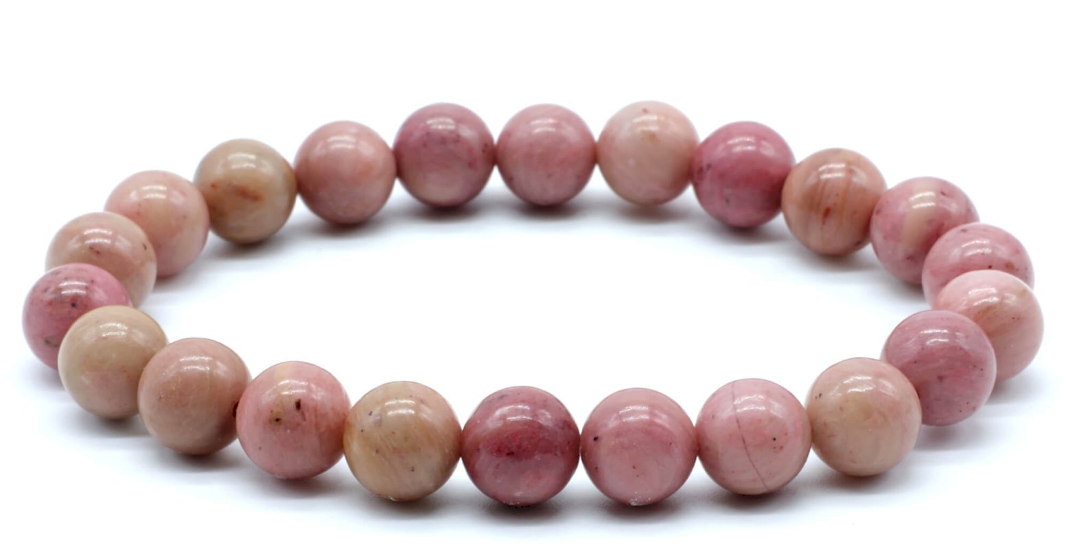 Bracelet Rhodonite Unie – Perles 8mm