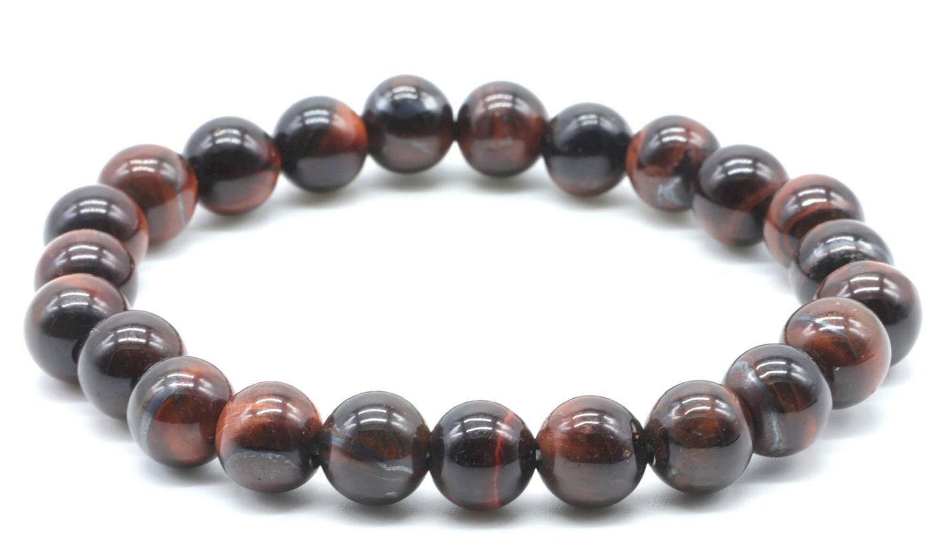 Bracelet Oeil de Taureau – Perles 8mm