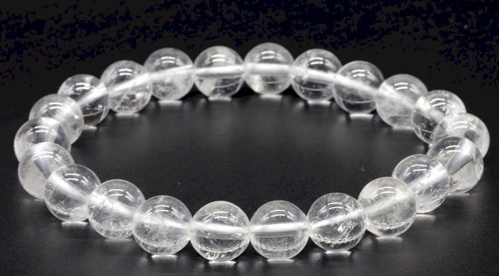Bracelet Cristal de Roche – Perles 8mm