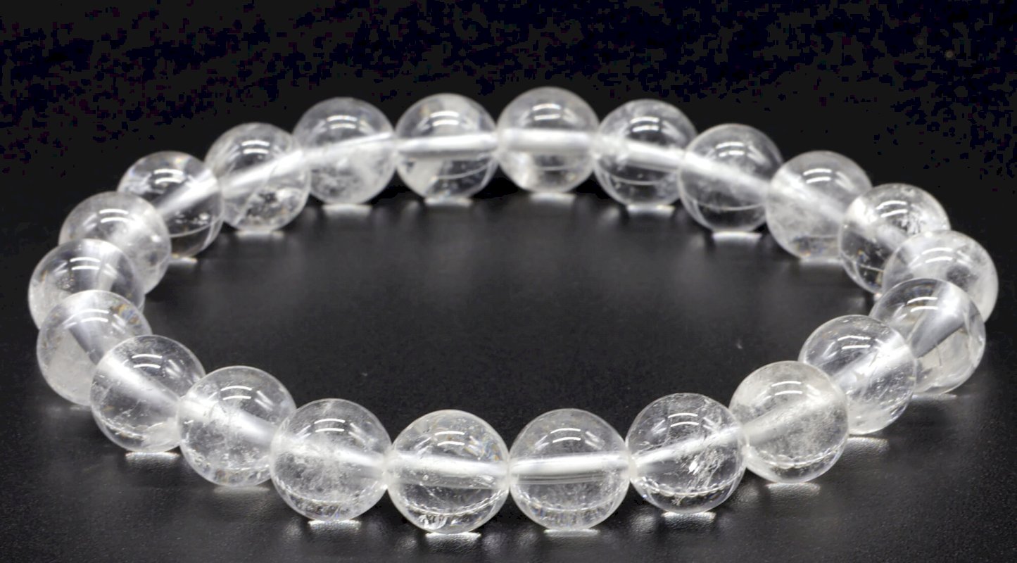 Bracelet Cristal de Roche – Perles 8mm