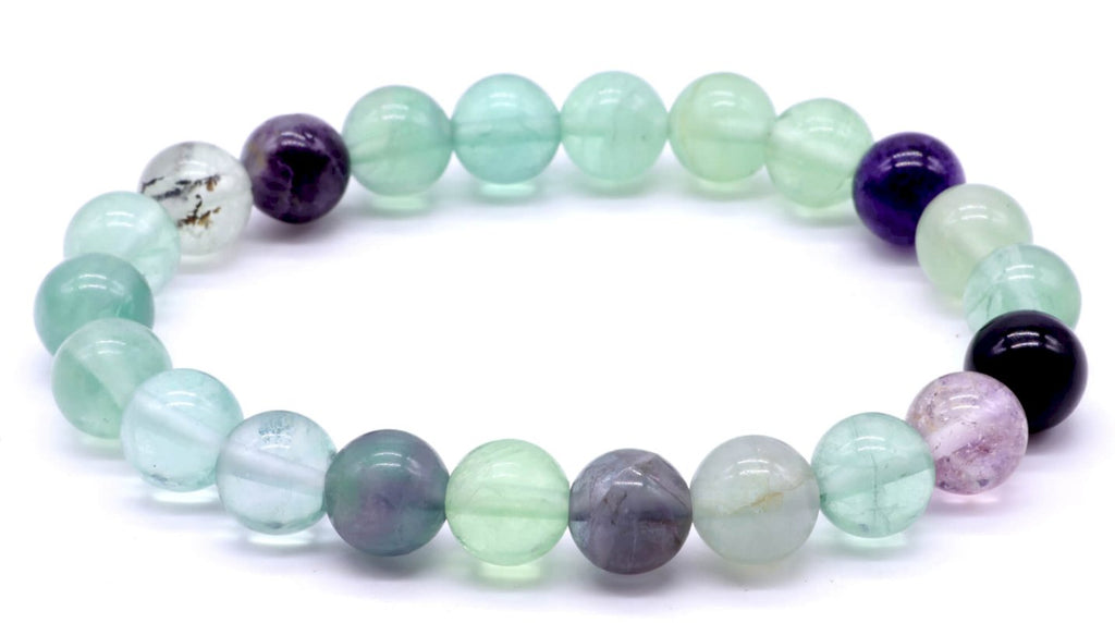 Bracelet Fluorite – Perles 8mm