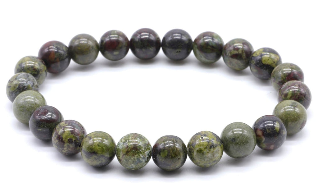 Bracelet Jaspe Sang de Dragon – Perles 8mm