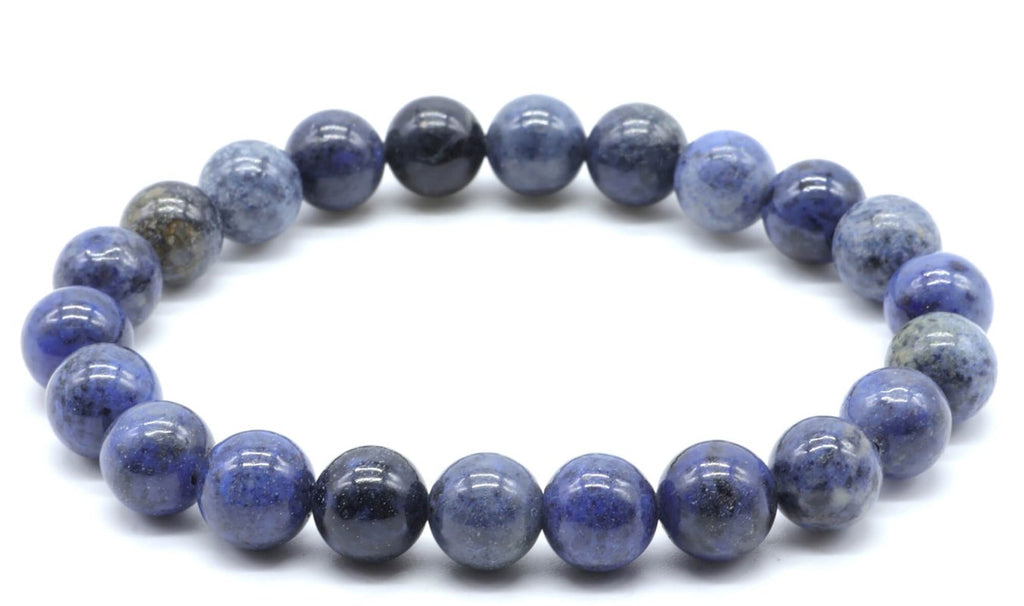 Bracelet Dumortiérite – Perles 8mm