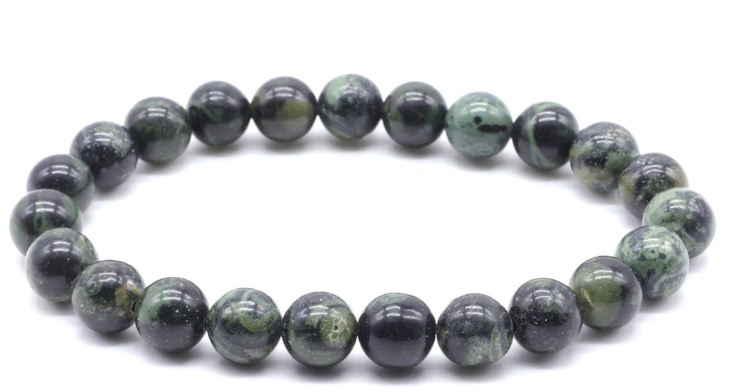 Bracelet Jaspe Kambaba – Perles Naturelles 8mm