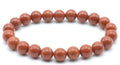 Bracelet Jaspe Rouge – Perles Naturelles 8mm