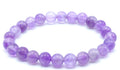 Bracelet 'Purple Light' Améthyste perles 8mm