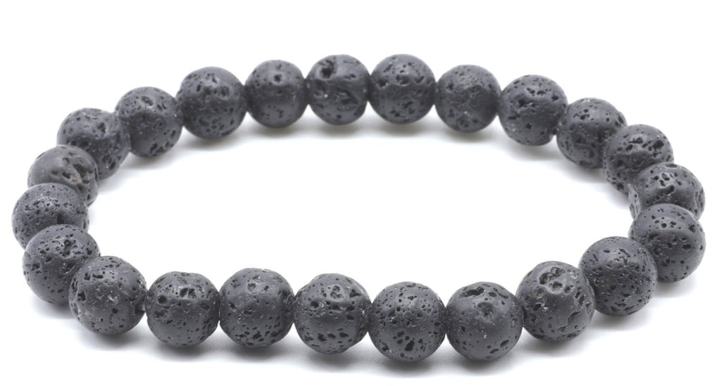 Bracelet Pierre de Lave – Perles 8mm