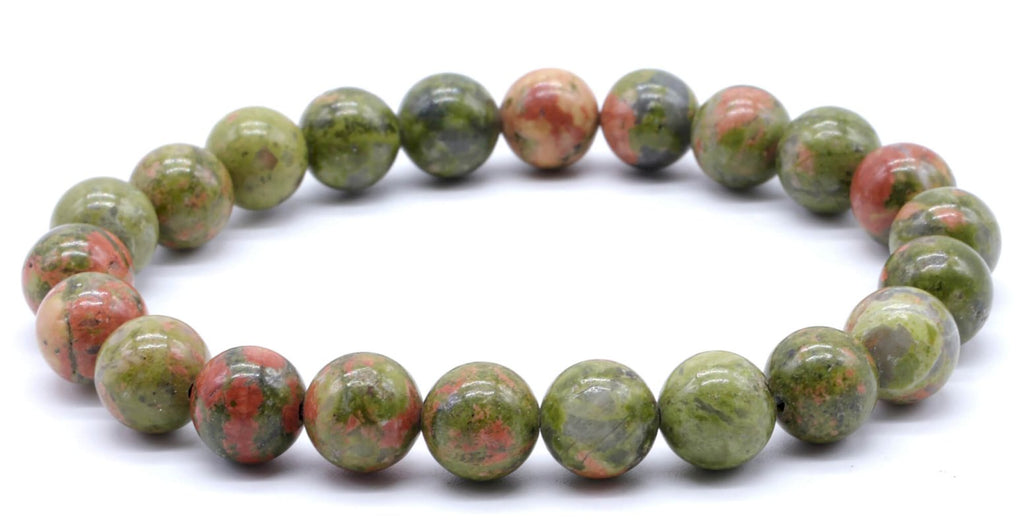 Bracelet Unakite – Perles 8mm