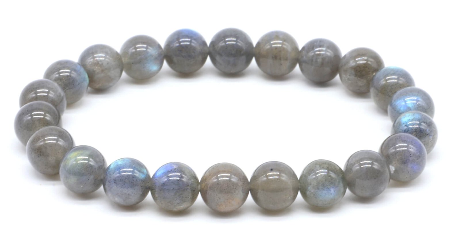 Bracelet Labradorite 'AA' – Perles Naturelles 8mm