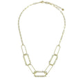 Collier Acier Inoxydable Pierres Naturelles Labradorite