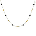 Collier Femme Acier Pierre Naturelle Agate & Breloques