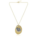 Collier Femme Pierre Jaspe Picasso & Chaîne - Acier Inoxydable 316L