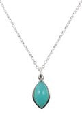 Collier Argent 925 «Larme Argentée» – Amazonite