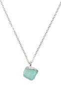 Collier Argent 925 'Cristal Sauvage' – Émeraude