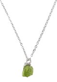 Collier Argent 925 'Cristal Sauvage' – Péridot