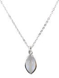 Collier Argent 925 'Larme Argentée' - Pierre de Lune