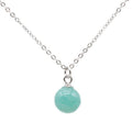 Collier Argent 925 Amazonite Boule