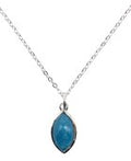 Collier Argent 925 «Larme Argentée» – Apatite